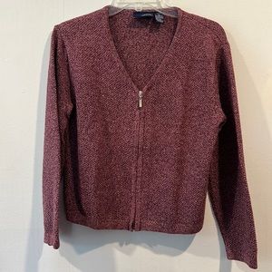 Like Brand New Liz Claiborne Zip Up Cardigan